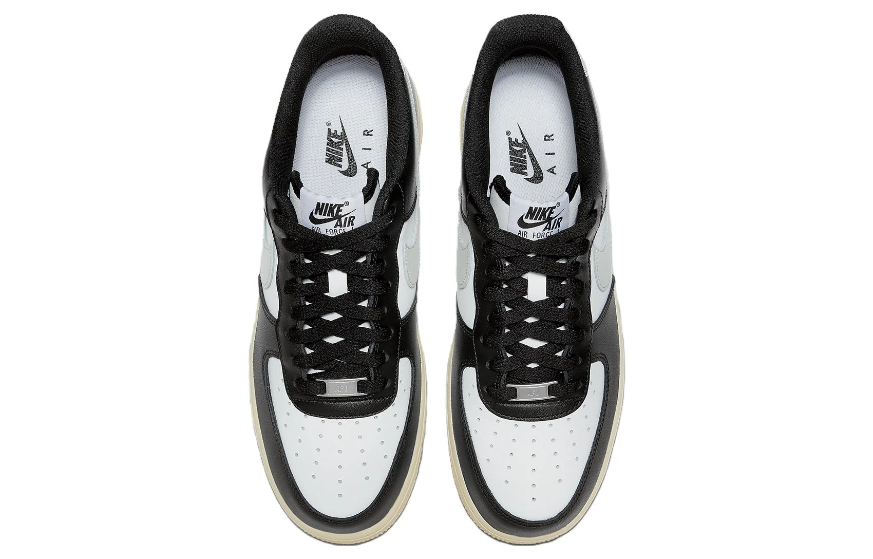 商品[国内直发] NIKE|Air Force 1 低帮 板鞋 男女同款 黑白灰,价格¥590,第5张图片详细描述