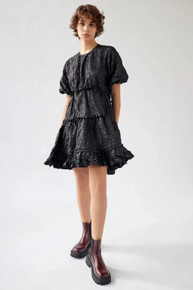 商品Sister Jane|Sister Jane Nora Jacquard Floral Mini Dress,价格¥262,第4张图片详细描述