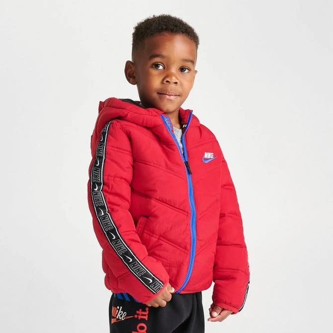 商品NIKE|Kids' Toddler Nike Futura Taped Puffer Jacket,价格¥187,第3张图片详细描述