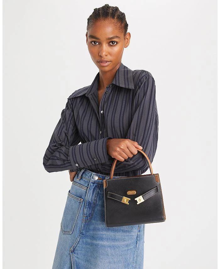 商品Tory Burch|Lee Radziwill Petite Double Satchel Bag,价格¥4513,第2张图片详细描述