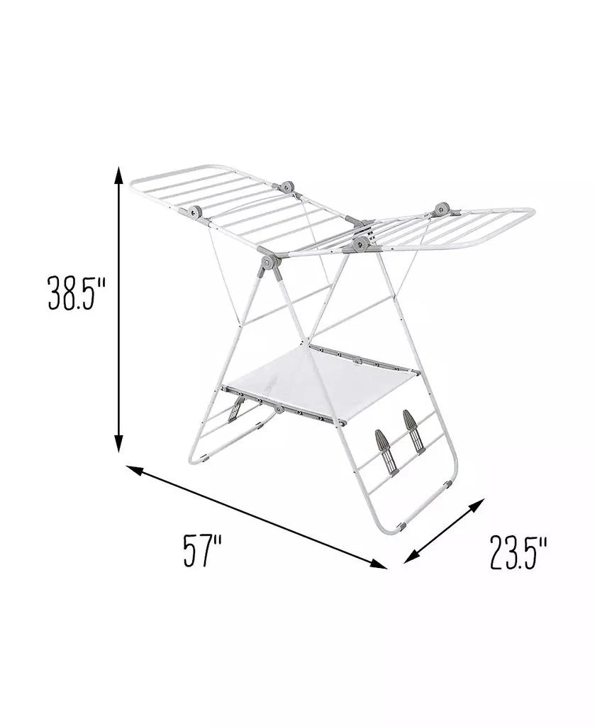 Large Expandable and Collapsible Gullwing Clothes Drying Rack 商品