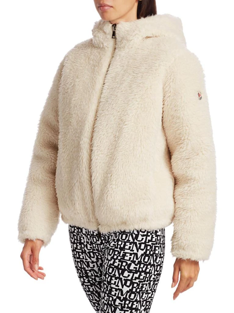 商品Moncler|Kolima Reversible Faux Fur Teddy Jacket,价格¥12471,第3张图片详细描述