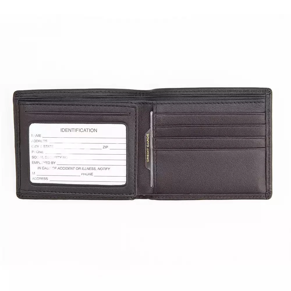 商品ROYCE New York|Men'S Bifold Wallet With Double Id Flap,价格¥487,第3张图片详细描述