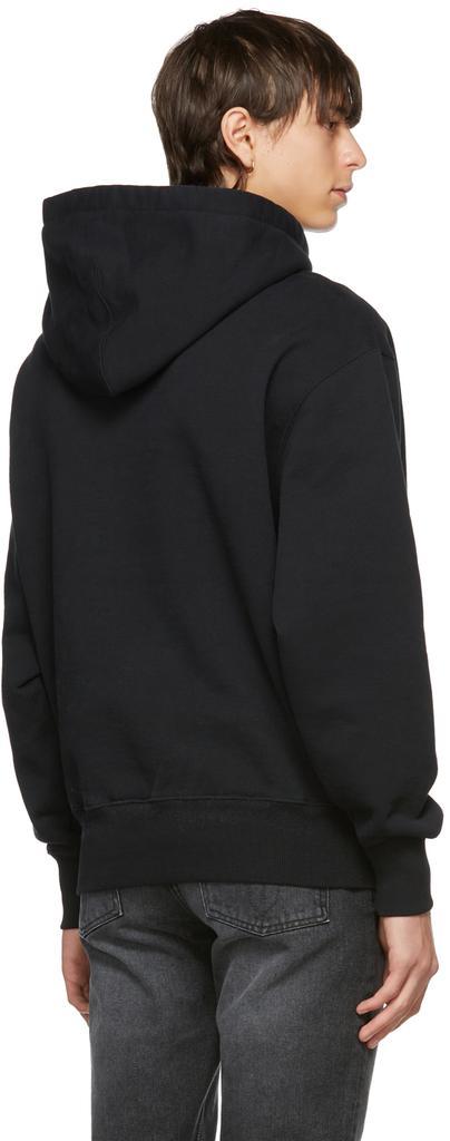 商品AMI|爱心抽绳连帽卫衣 男女同款 黑色 SSENSE独家发售,价格¥1597,第5张图片详细描述