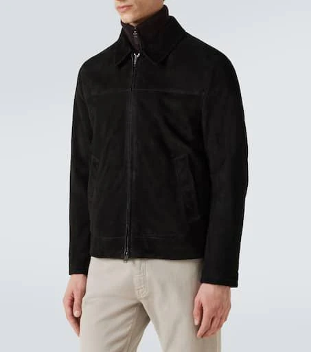 商品Brioni|绒面革束腰夹克,价格¥35512,第3张图片详细描述