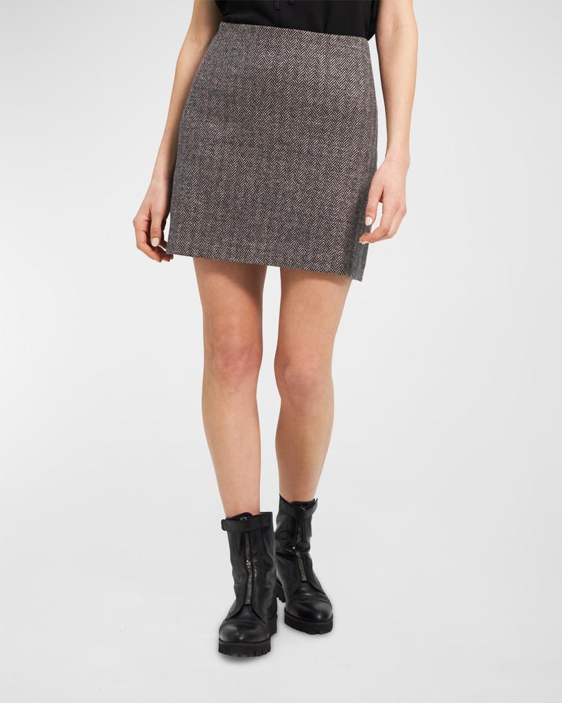 商品Theory|Abbot High-Waist Mini Knit Skirt,价格¥1055,第1张图片