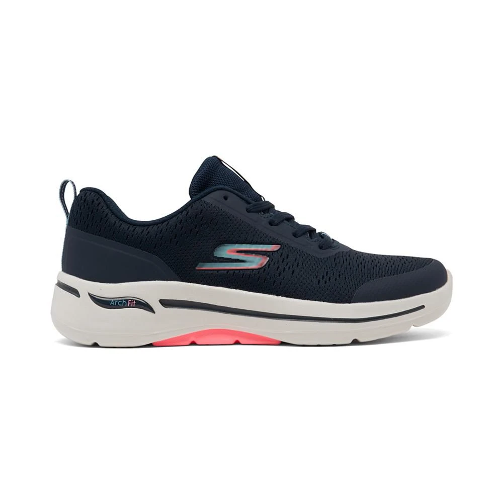 商品SKECHERS|Women's Go Walk Arch Fit - Uptown Summer Casual Sneakers from Finish Line,价格¥490,第2张图片详细描述