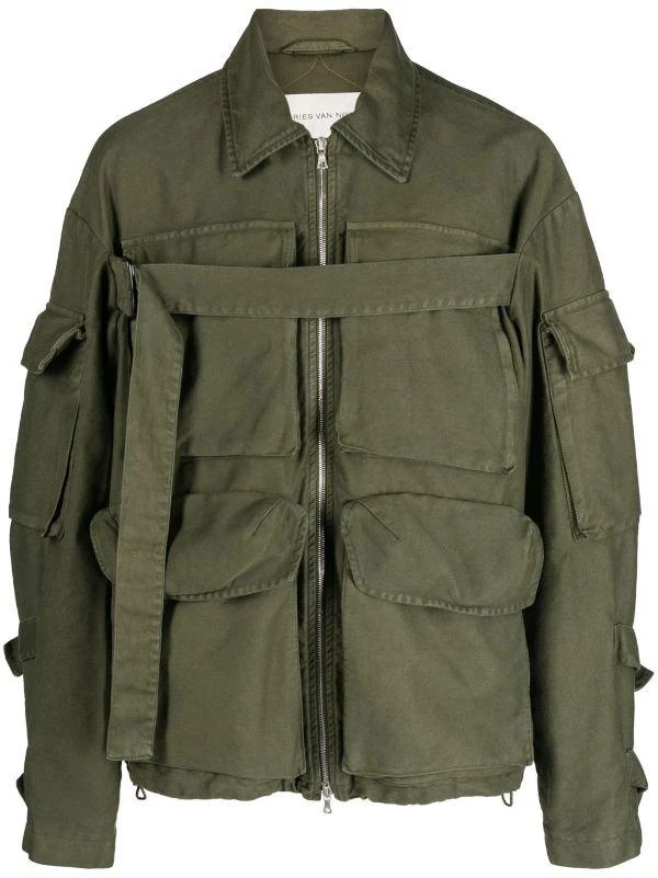 商品Dries Van Noten|Dries Van Noten Zip-Up Padded Jacket,价格¥7902,第1张图片