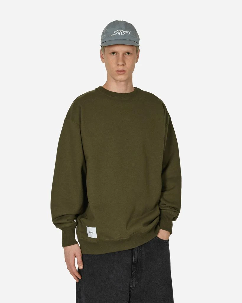 商品Wtaps|OBJ 01 Crewneck Sweatshirt Olive Drab,价格¥1052,第1张图片