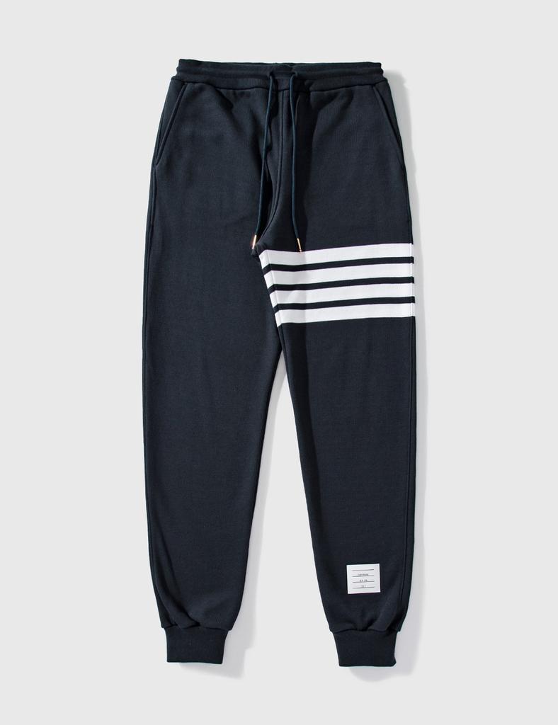 商品Thom Browne|Cotton Loopback Knit Engineered 4-Bar Sweatpants,价格¥5599,第1张图片