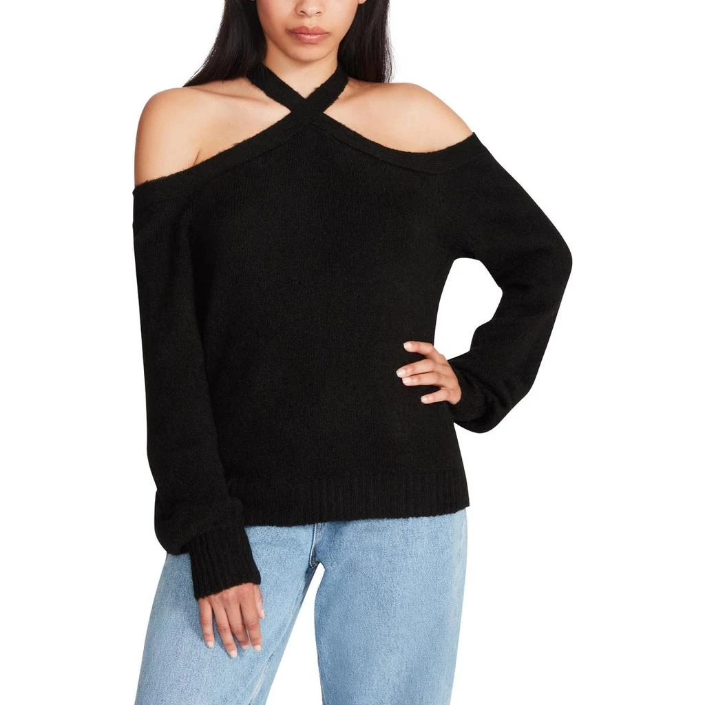 商品Steve Madden|Steve Madden Women's Knit Long Sleeve Halter Sweater,价格¥98,第2张图片详细描述