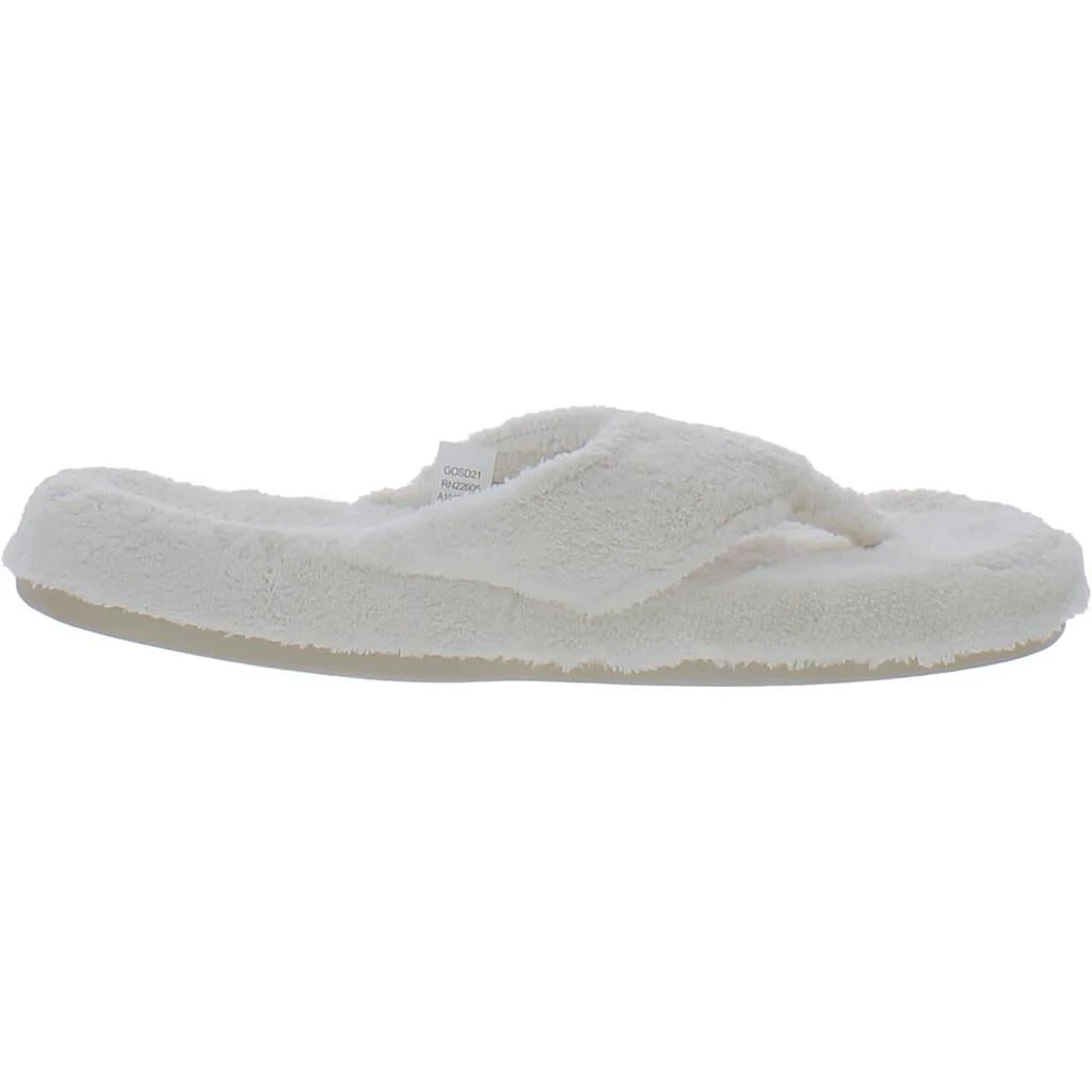 商品Acorn|New Spa Womens Plush Comfort Thong Slippers,价格¥167,第4张图片详细描述