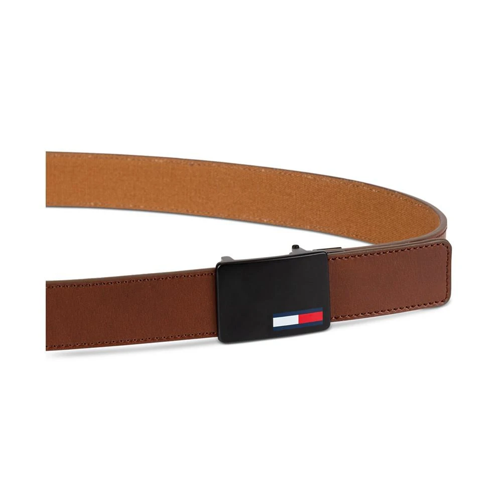 商品Tommy Hilfiger|Men's Tonal Stitch Embossed Plaque Belt,价格¥166,第4张图片详细描述