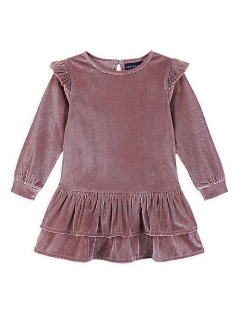 Little Girl's & Girl's Drop Waist Dress商品第1张图片规格展示