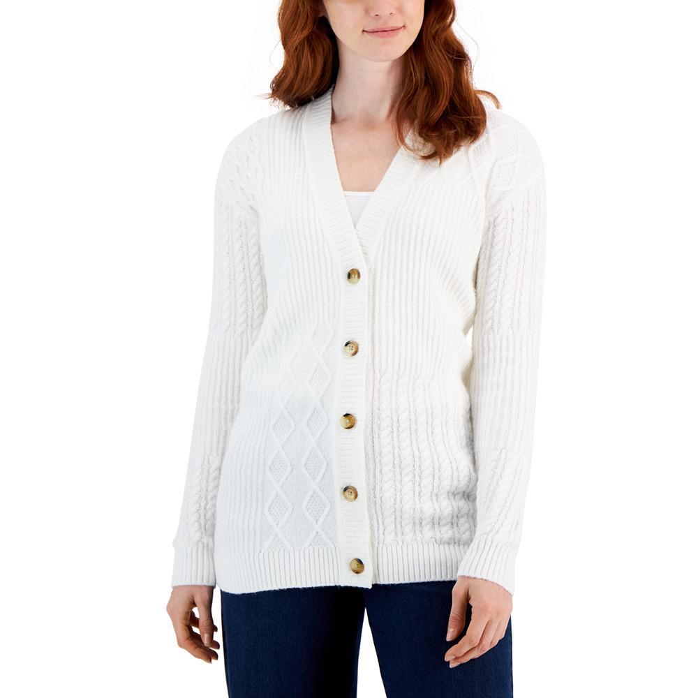 商品Charter Club|Women's Solid Knit Cardigan, Created for Macy's,价格¥222,第1张图片