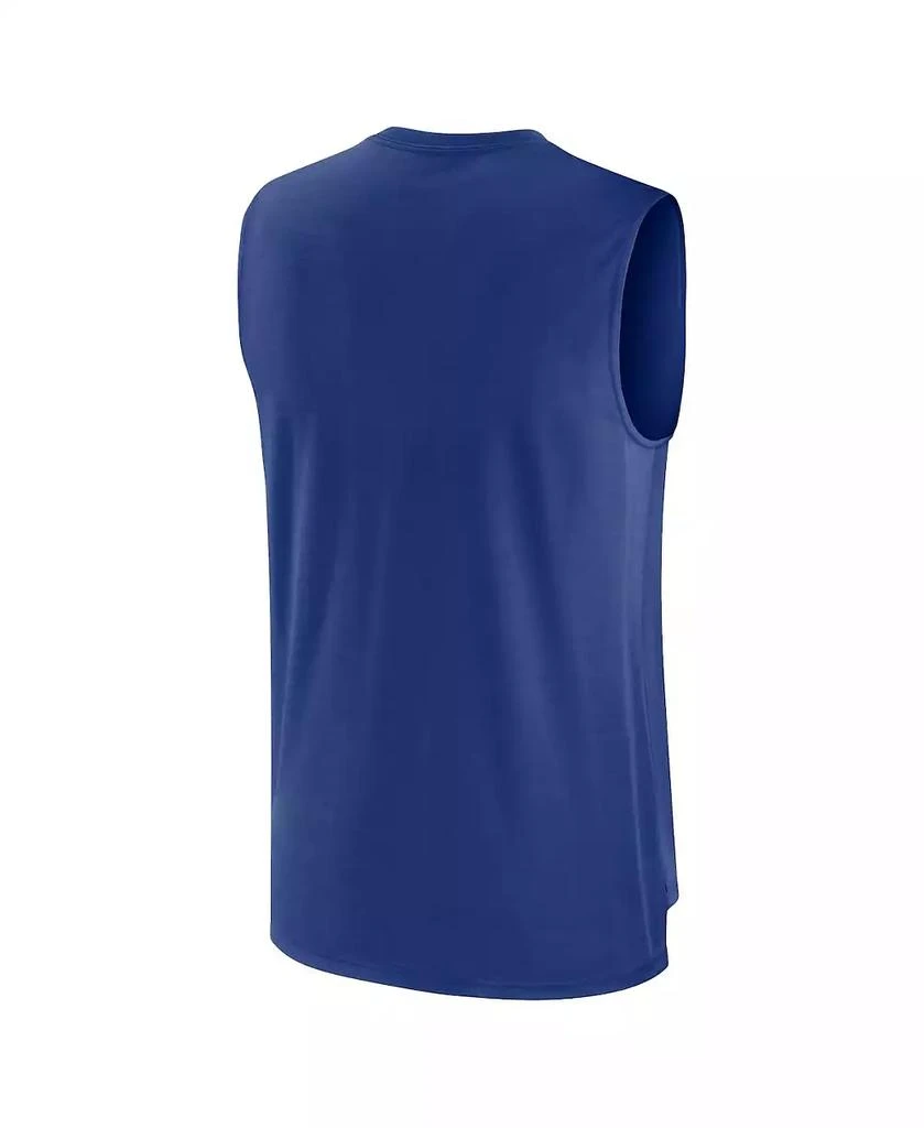 商品NIKE|Men's Royal Chicago Cubs Knockout Stack Exceed Performance Muscle Tank Top,价格¥267,第4张图片详细描述