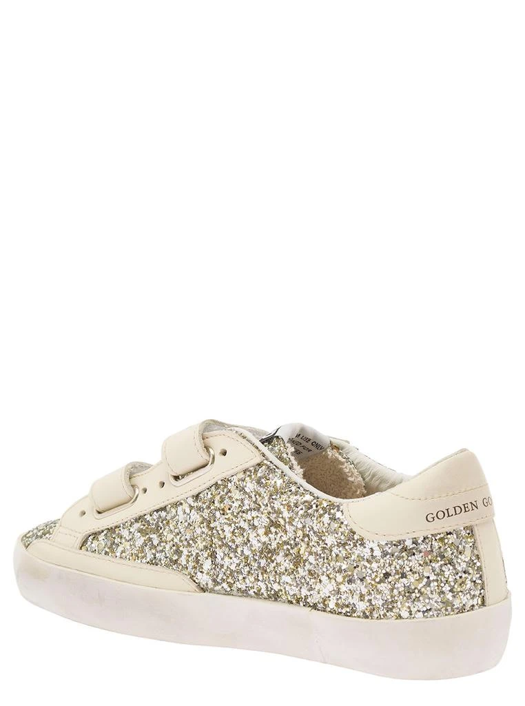 商品Golden Goose|Old School Glitter Upper Leather Star And Heel Include Stesso Codice Gyf,价格¥2250,第3张图片详细描述