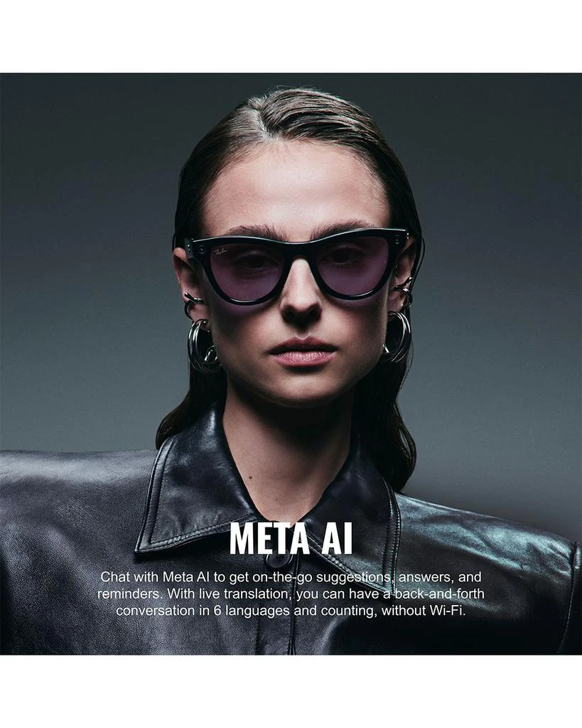 Meta Skyler (Gen 2) Cat Eye AI Glasses, 52mm 商品