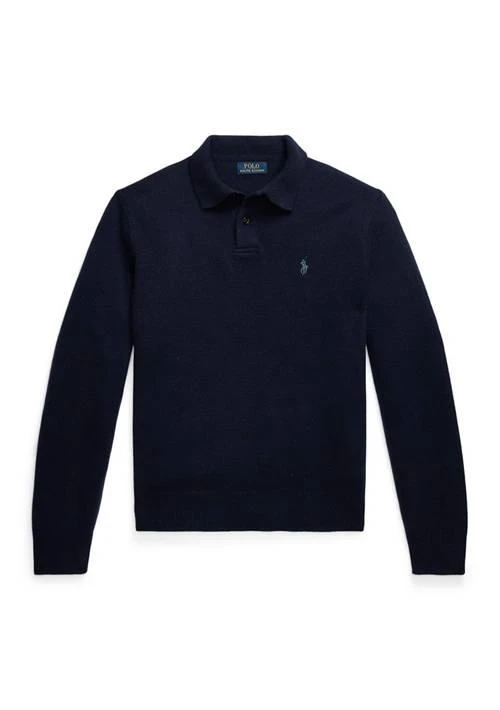 商品Ralph Lauren|Ralph Lauren Wool Cashmere Polo Collar Sweater,价格¥1260,第4张图片详细描述