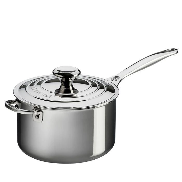 商品Le Creuset|Stainless Steel 4-Quart Saucepan with Lid,价格¥1754,第1张图片