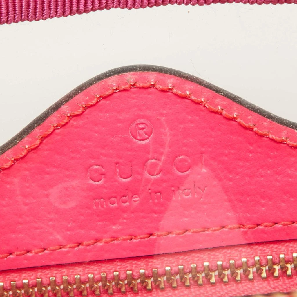 Gucci Neon Pink Leather and PVC Mini Ophidia Crossbody Bag 商品