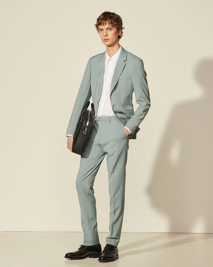 商品Sandro|Formal Storm Wool Suit Pants,价格¥1479,第3张图片详细描述