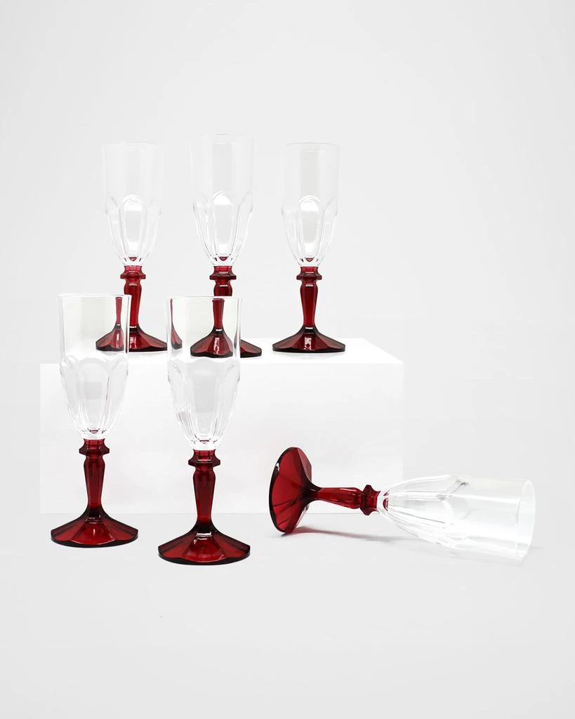 商品Le Cadeaux|Versailles 7 oz. Champagne Flutes, Set of 6,价格¥728,第1张图片