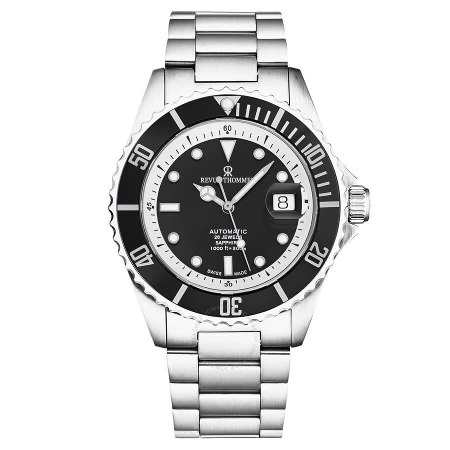 商品Revue Thommen|Diver Black Dial Men's Watch 17571.2437,价格¥3696,第1张图片