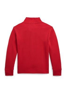 商品Ralph Lauren|Lauren Childrenswear Boys 2 7 Cotton Interlock Quarter Zip Pullover,价格¥136,第2张图片详细描述