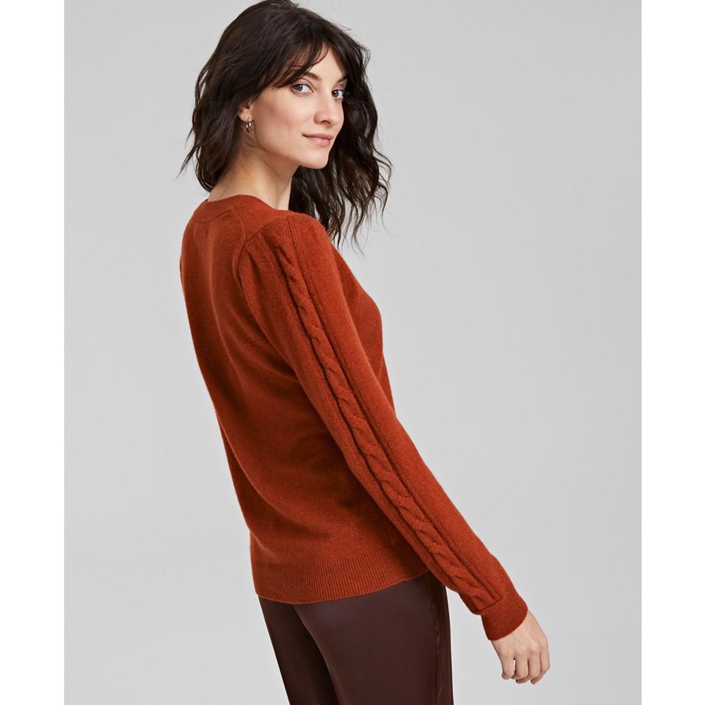 Women's 100% Cashmere Sweater, Created for Macy's商品第2张图片规格展示