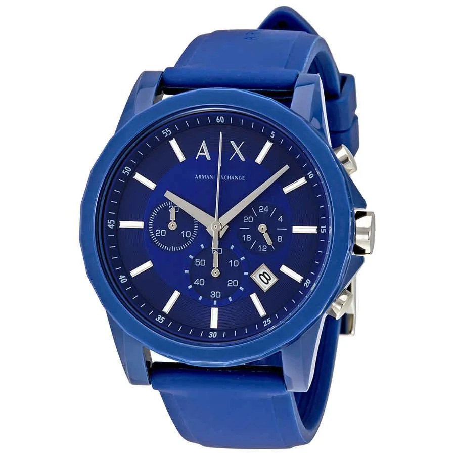 商品Armani Exchange|Active Blue Dial Men's Watch AX1327,价格¥577,第1张图片