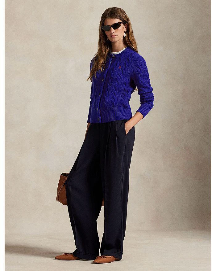 商品Ralph Lauren|Cable Knit Wool Cashmere Cardigan,价格¥1964,第2张图片详细描述