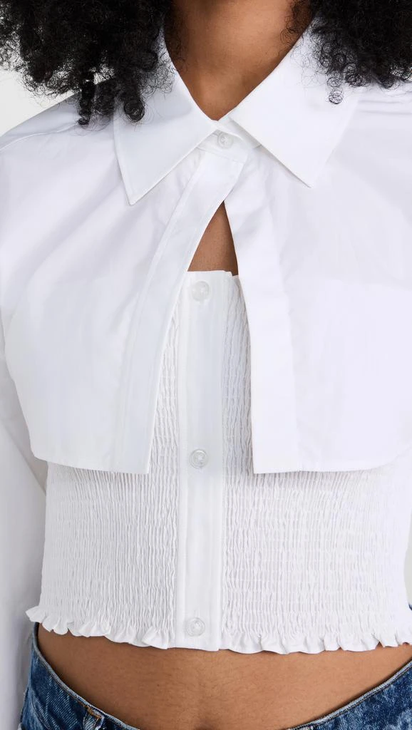 商品Alexander Wang|Smocked Cami Overshirt Twin Set,价格¥1464,第5张图片详细描述
