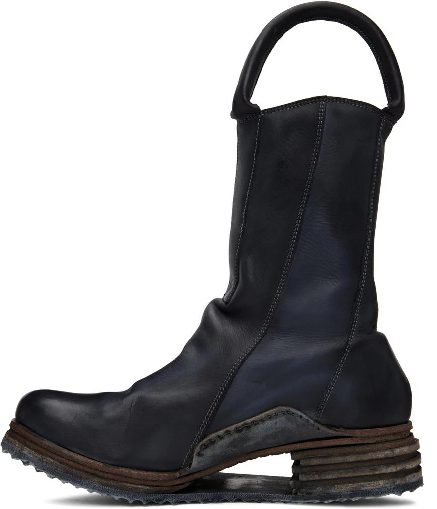 商品11 by Boris Bidjan Saberi|Black Dyed Leather Boots,价格¥12084,第3张图片详细描述