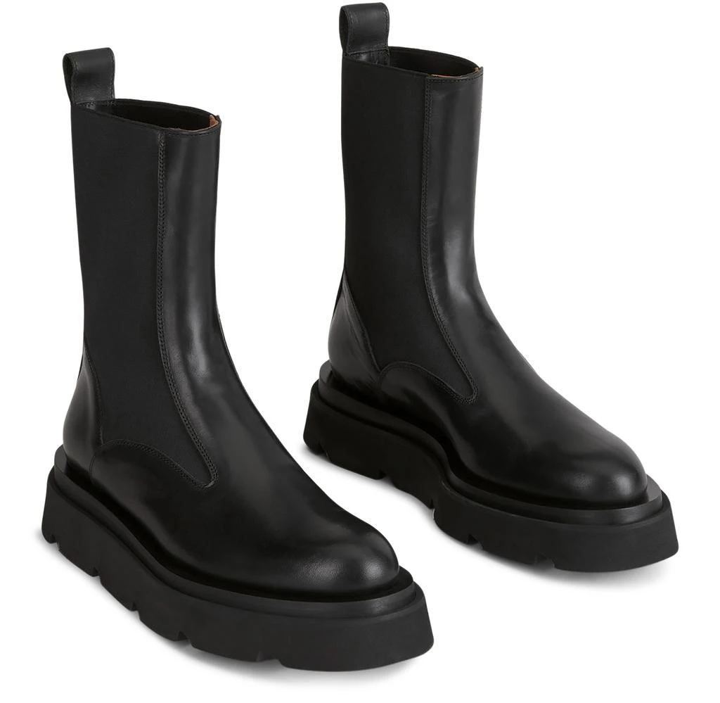 商品ATP ATELIER|Moncalieri 皮革厚底靴,价格¥5092,第3张图片详细描述
