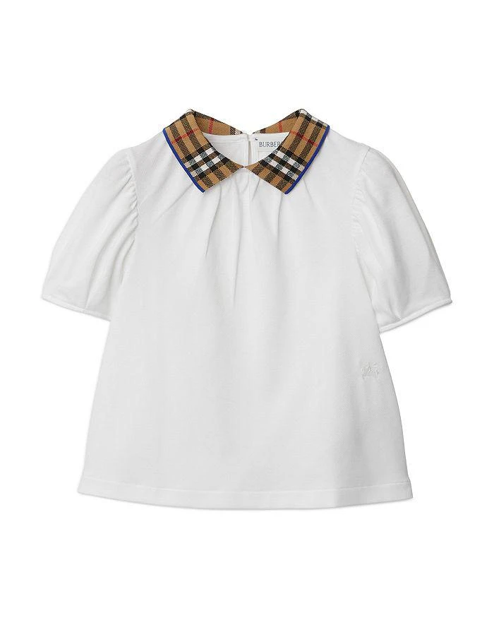 商品Burberry|Girls' Alesea Piqué Top - Little Kid, Big Kid,价格¥1251,第2张图片详细描述