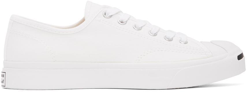 商品Converse|White Jack Purcell OX Sneakers,价格¥500,第1张图片