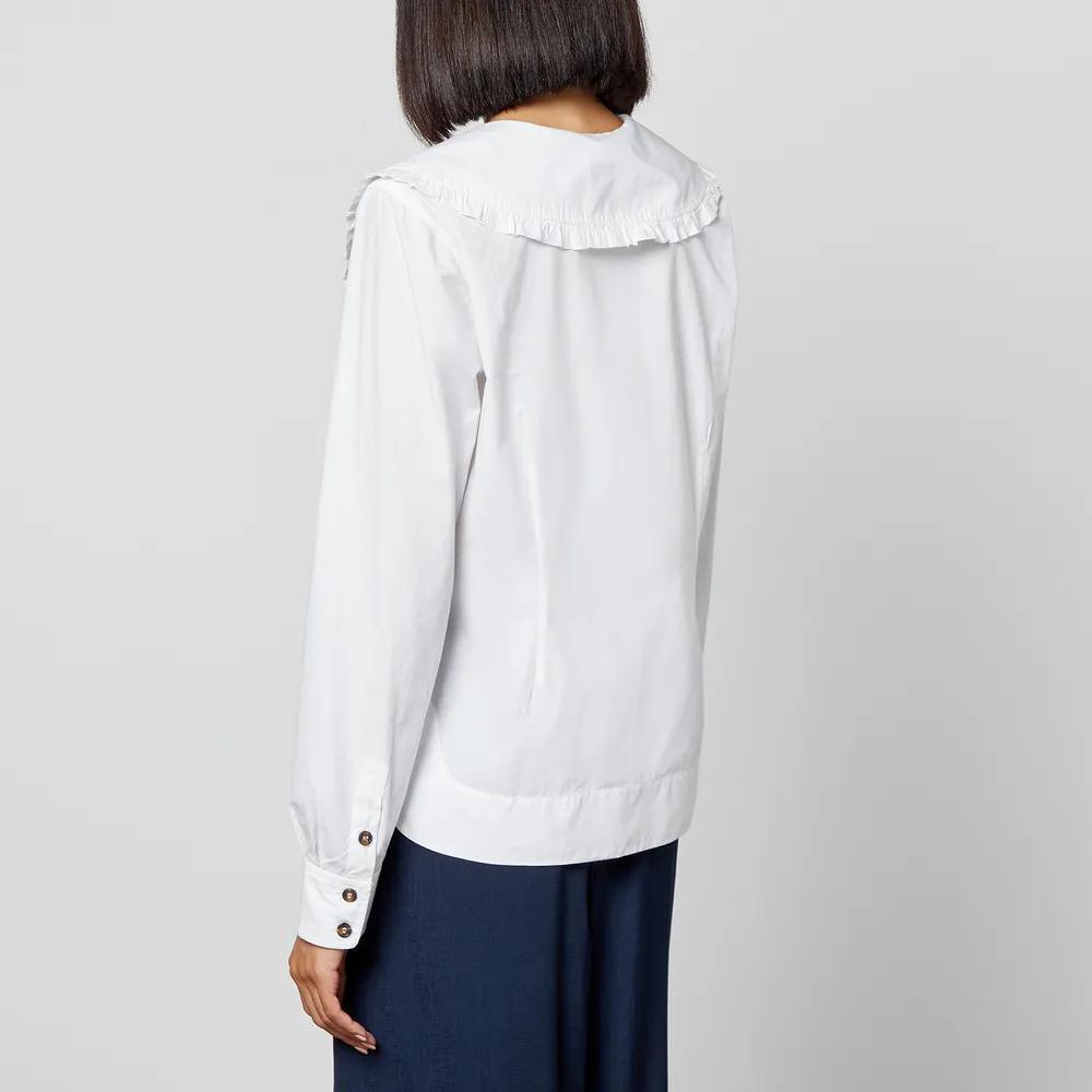 商品Ganni|Ganni Organic Cotton-Poplin Shirt,价格¥1355,第4张图片详细描述