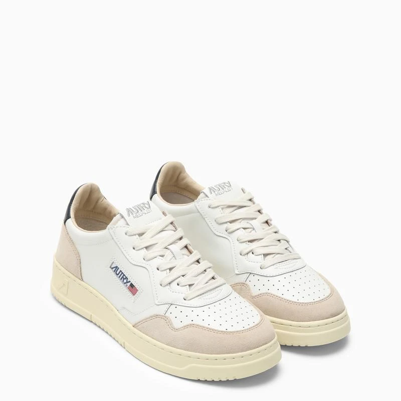 商品Autry|Medalist white/blue leather trainer,价格¥1314,第2张图片详细描述