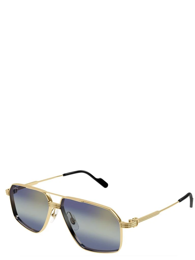 商品Cartier|Cartier Hexagonal Frame Sunglasses,价格¥6618,第2张图片详细描述