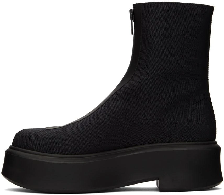 商品The Row|Black Nylon Zipped Boots,价格¥6189,第3张图片详细描述