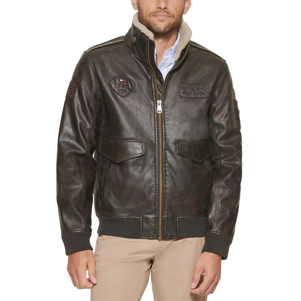 商品Tommy Hilfiger|男士飞行员夹克外套 常规版型,价格¥1031,第2张图片详细描述