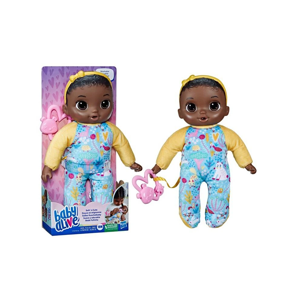 商品Baby Alive|Soften Cute Doll, Black Hair,价格¥112,第3张图片详细描述