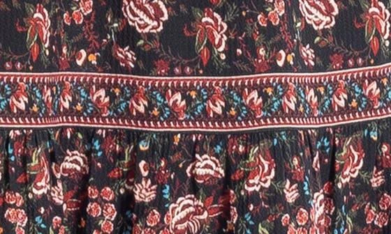 商品Max Studio|Ruffle Collar Print Tiered Maxi Dress,价格¥325,第4张图片详细描述