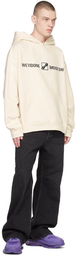 商品We11done|Off-White Mirror Logo Hoodie,价格¥2108,第4张图片详细描述