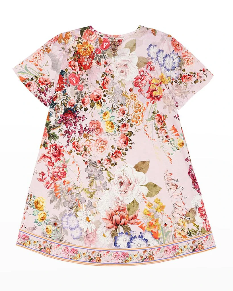 商品Camilla|Girl's Flower Child T-Shirt Dress, Size 4-10,价格¥301,第2张图片详细描述