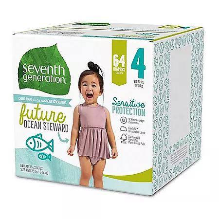 商品Seventh Generation|Seventh Generation Sensitive Protection Baby Diaper (Choose Your Size),价格¥192,第7张图片详细描述