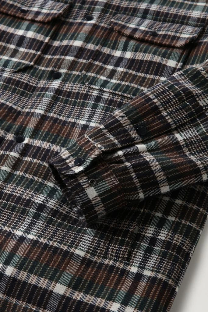 商品Woolrich|Alaskan Padded Check Overshirt in Recycled Italian Wool Blend - Men - Red,价格¥2503,第3张图片详细描述