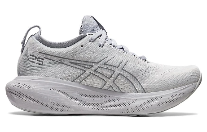 商品[国内直发] Asics|GEL-Nimbus 25 轻便 织物减震防滑耐磨 低帮 马拉松跑步鞋 女款 灰色,价格¥984,第3张图片详细描述