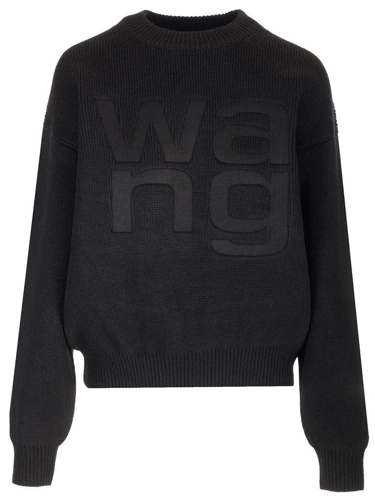 商品Alexander Wang|Alexander Wang Logo Detailed Knit Sweater,价格¥3019,第1张图片